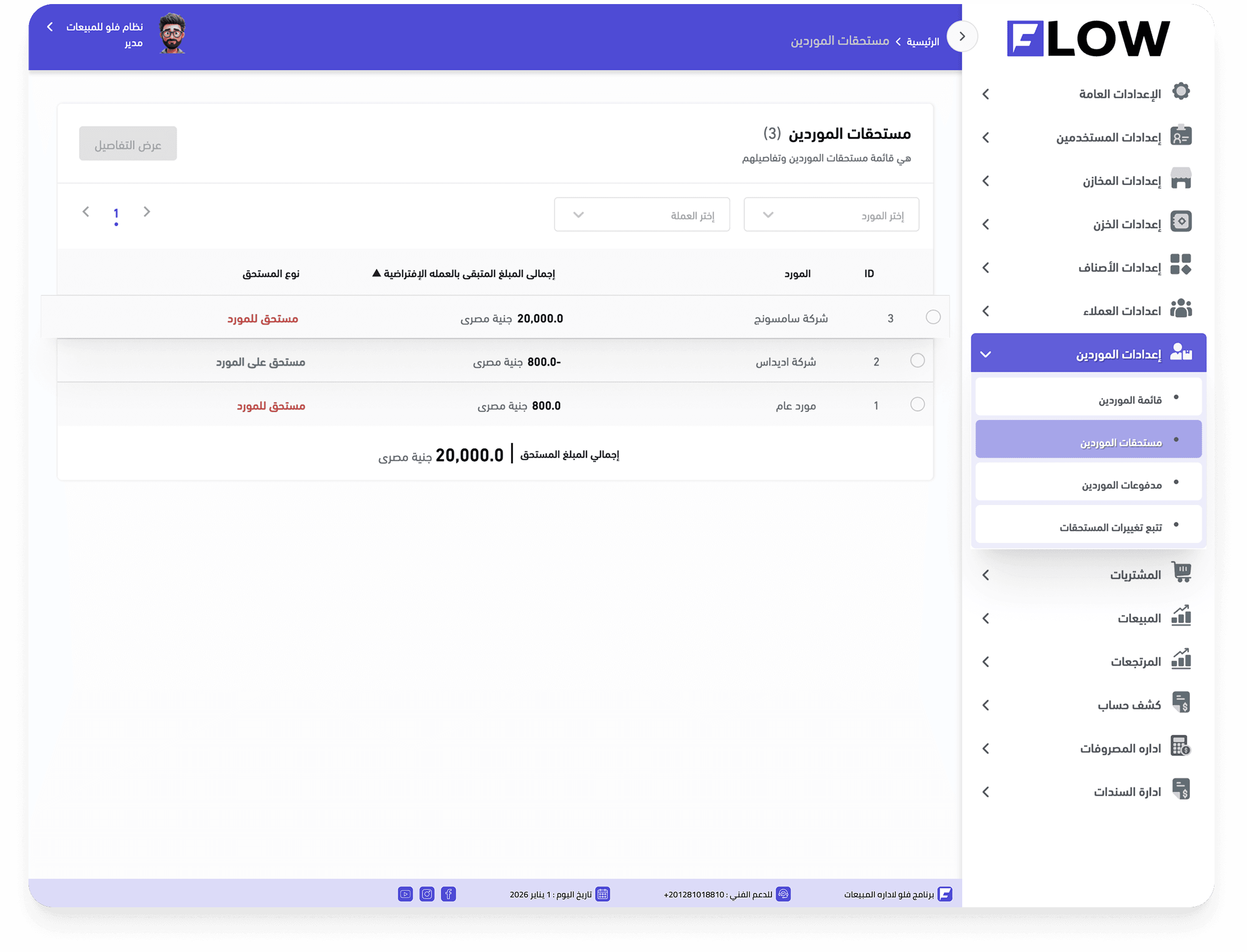 4-مستحقات الموردين